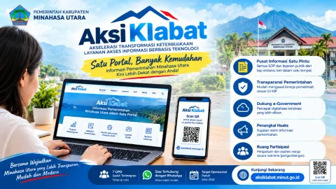 Aksi Klabat Diuji Coba, Warga Minahasa Utara Segera Punya Akses Informasi Pemerintahan Satu Pintu