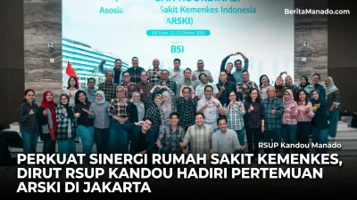 Perkuat Sinergi Rumah Sakit Kemenkes, Dirut RSUP Kandou Hadiri Pertemuan ARSKI di Jakarta