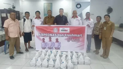 ABPEDNAS Manado Salurkan Bantuan untuk Korban Kebakaran Sindulang Satu