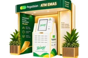ATM Emas Pegadaian Hadir, Cetak Emas Fisik Kini Instan