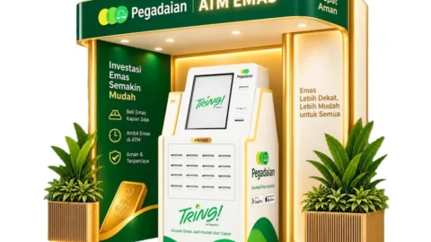 ATM Emas Pegadaian Hadir, Cetak Emas Fisik Kini Instan