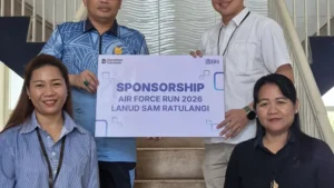 BRI Manado Sarapung Dukung Air Force Run 2026, Perkuat Sinergi dan Dukung Gaya Hidup Sehat