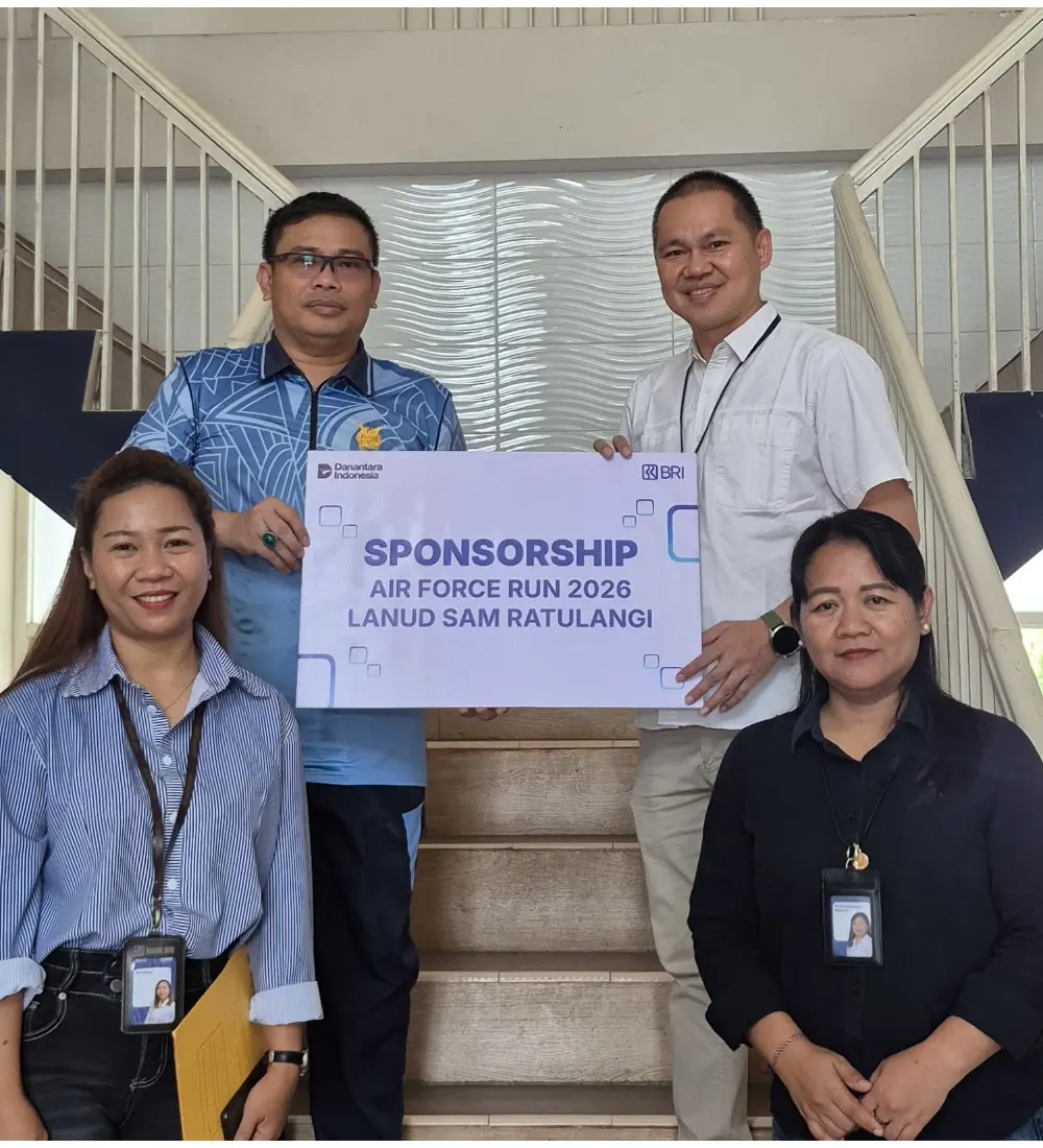BRI Manado Sarapung Dukung Air Force Run 2026, Perkuat Sinergi dan Dukung Gaya Hidup Sehat