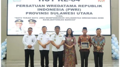 PWRI Sulut Teken MoU dengan Bank SulutGo di HUT ke-64