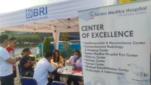 BRImo CFD Hadirkan Pemeriksaan Kesehatan Gratis di Megamas