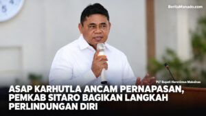 Asap Karhutla Ancam Pernapasan, Pemkab Sitaro Bagikan Langkah Perlindungan Diri