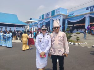HUT ke-36 Kota Bitung, Rivana Palar dan Oudy Lumingkewas Serukan Semangat Bitung Harmonis