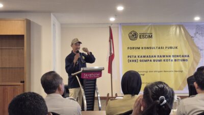 Badan Geologi Gelar Konsultasi Publik Peta Rawan Gempa Bitung, Libatkan Masyarakat dan Pemangku Kepentingan