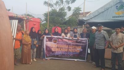 KKJ Satya Bhakti Bitung Salurkan Bantuan Material dan Sembako untuk Korban Kebakaran Pateten Satu
