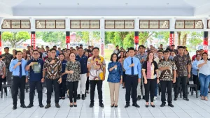 95 Agen PERISAI Dikukuhkan, BPJS Ketenagakerjaan Perluas Perlindungan Pekerja di Sangihe