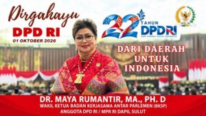 Maya Rumantir Sebut Pancasila Harus Jadi ‘DNA’ DPD RI
