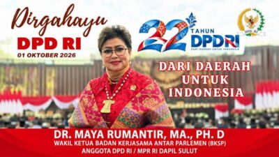 Maya Rumantir Sebut Pancasila Harus Jadi ‘DNA’ DPD RI