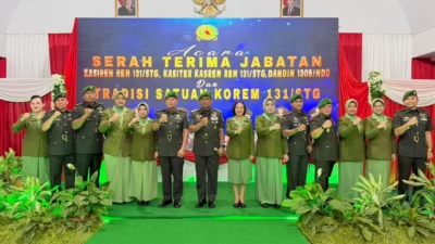 Danrem 131/Santiago Pimpin Sertijab, Tiga Pejabat Berganti
