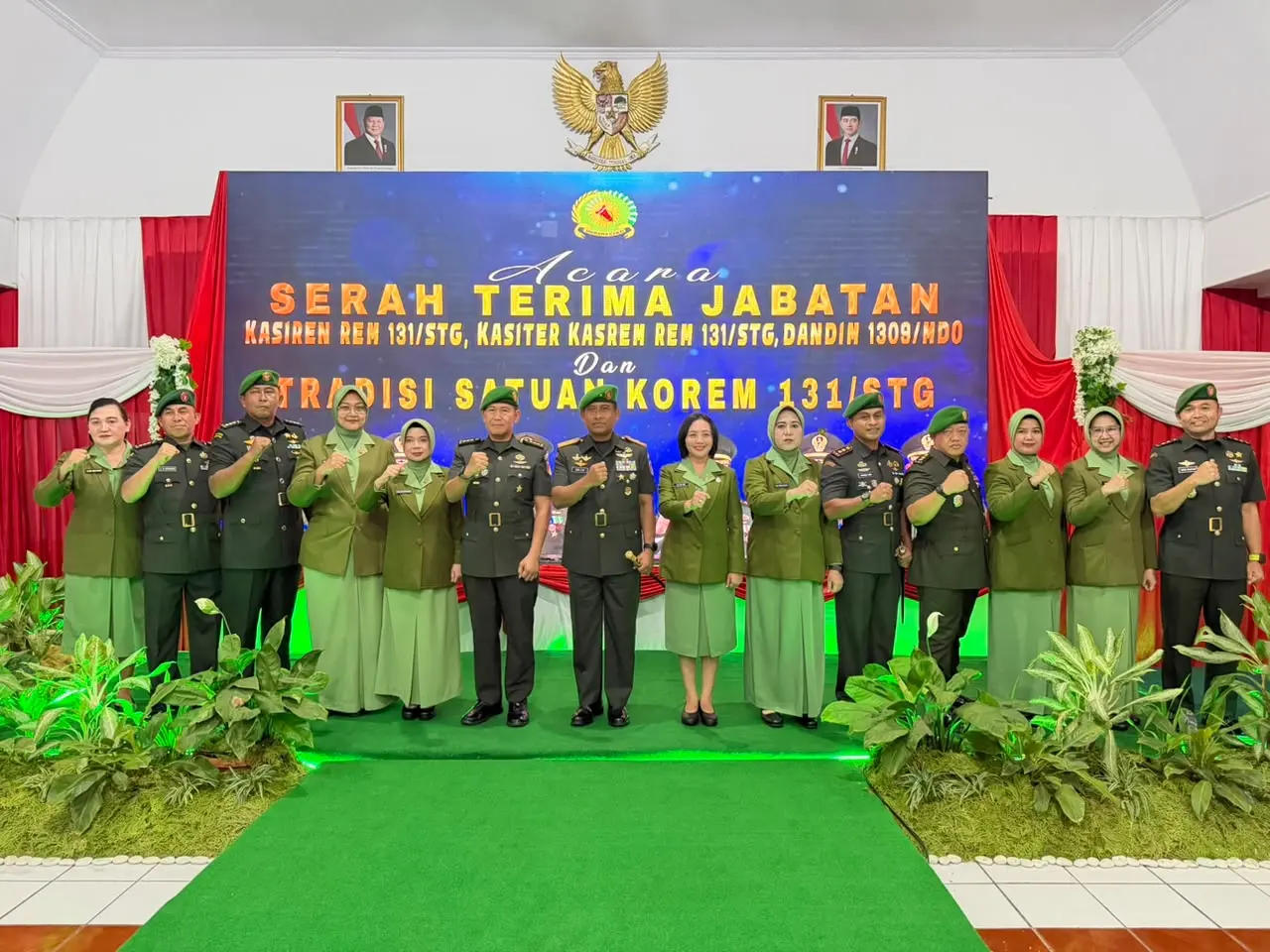 Danrem 131/Santiago Pimpin Sertijab, Tiga Pejabat Berganti