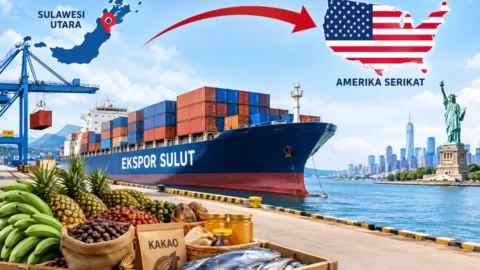 Ekspor Sulawesi Utara Naik 7,34 persen, Tembus USD 848,70 Juta