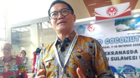 Bupati Minahasa Utara Joune Ganda dalam kegiatan pembangunan dan pelayanan masyarakat Oktober 2026.