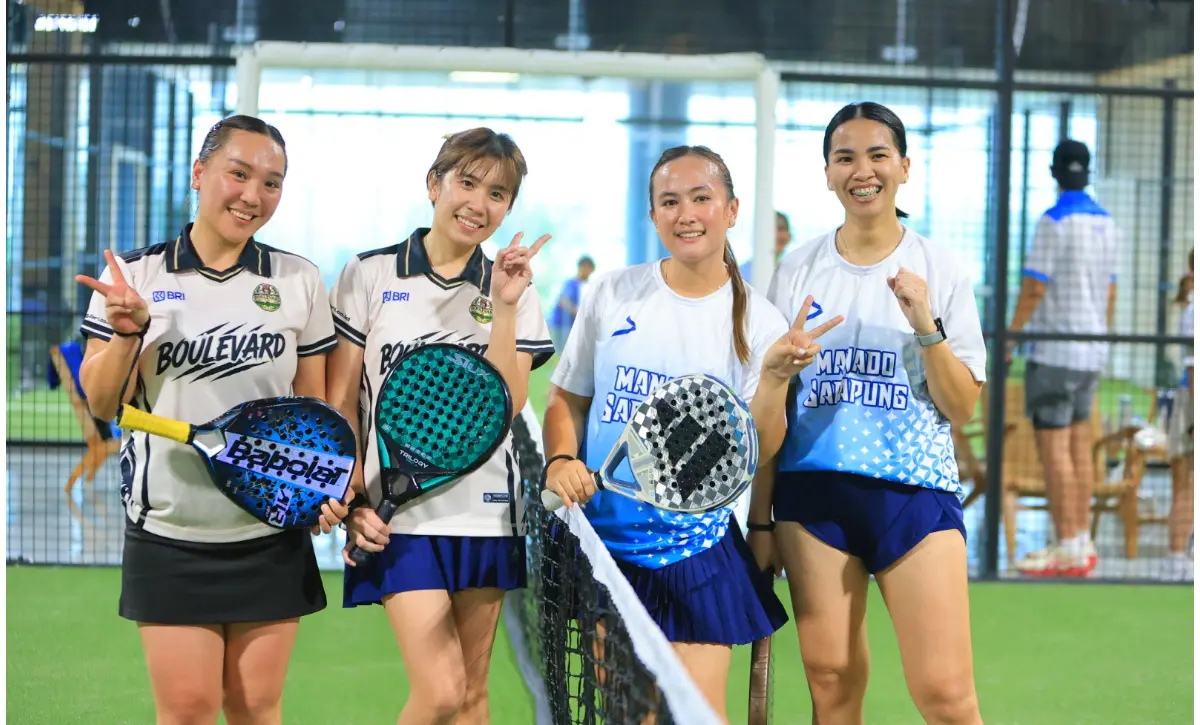 BRI Manado dan Boulevard Perkuat Sinergi Lewat Padel