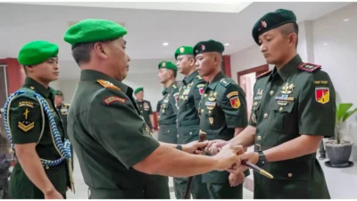 Pangdam XIII/Merdeka Pimpin Sertijab Asrendam dan Danyonif 712