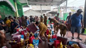 Gubernur Yulius Selvanus Instruksikan Bantuan untuk 39 KK Korban Kebakaran